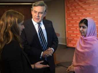 Malala e Gordon Brown | IKMR