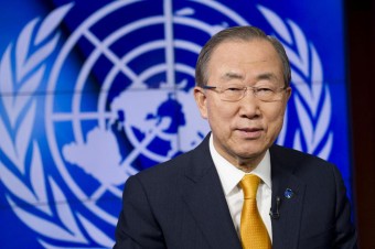 Secretário-geral da ONU, Ban Ki-moon,