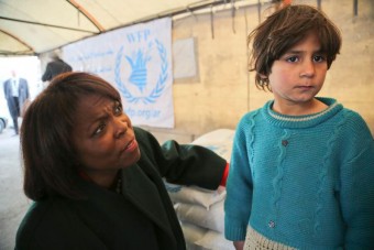 Ertharin Cousin visita crianças refugiadas | IKMR