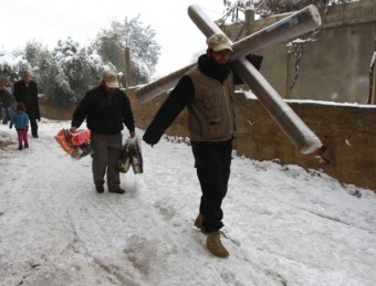 Refugiados sírios no inverno libanês | IKMR