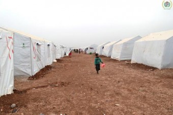 Campo de refugiados de Babunnur, em Aleppo. Foto IHH/Flickr