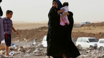Muitos iraquianos tiveram de deixar suas casas por causa dos confrontos no país 