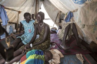 Refugiados sul-sudaneses em um acampamento em Gambella, Etiópia. Foto: ACNUR/P.Wiggers