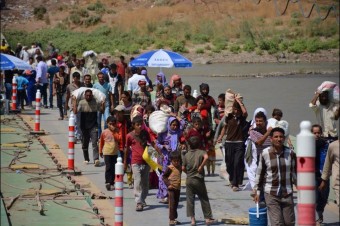 Iraquianos buscam refúgio em países fronteiriços. Foto: ACNUR/E.Colt