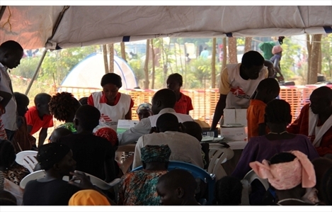 Ajuda médico-humanitária para refugiados sul-sudaneses