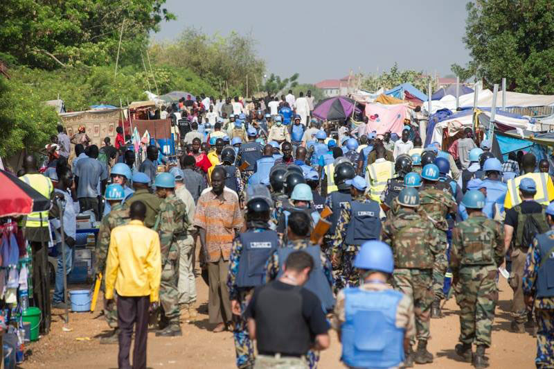 Força de paz intensifica segurança de civis em bases das Nações Unidas no Sudão do Sul
