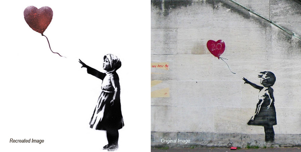 Banksy recria “Ballon Girl” para marcar conflito na Síria