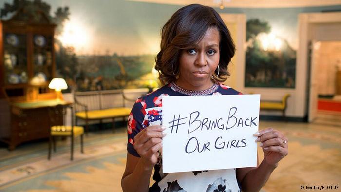 Michelle Obama se diz chocada com sequestro das estudantes na Nigéria