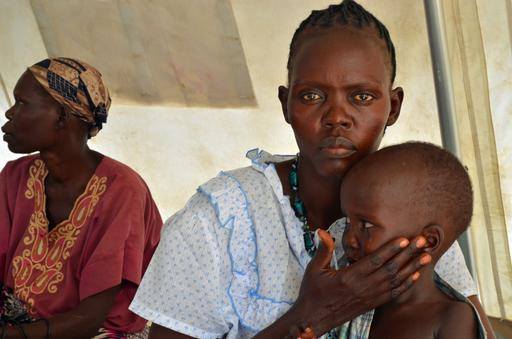 Deslocados estão sendo vítimas de doenças passíveis de prevenção em taxas alarmantes nos campos de Bentiu