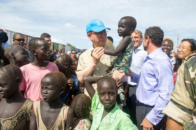 Para conter fragmentação do país, chefe da ONU visita o Sudão do Sul