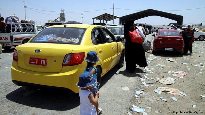 Iraquianos procuram refúgio na cidade curda de Erbil