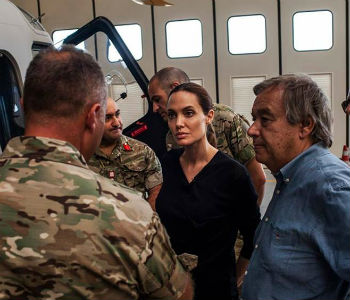 Angelina Jolie e ONU alertam para crise de refugiados no Mediterrâneo