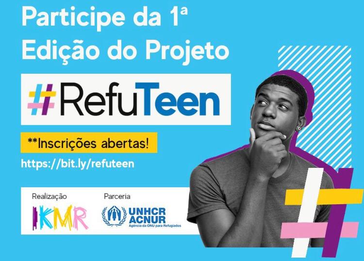 ACNUR e IKMR lançam projeto para promover o protagonismo juvenil digital entre jovens refugiados
